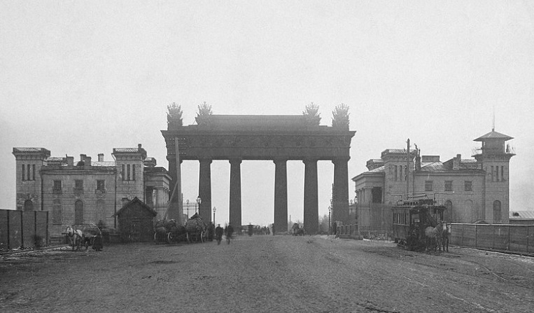 московские ворота спб старое фото