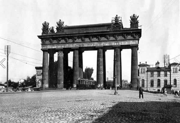 московские ворота спб старое фото