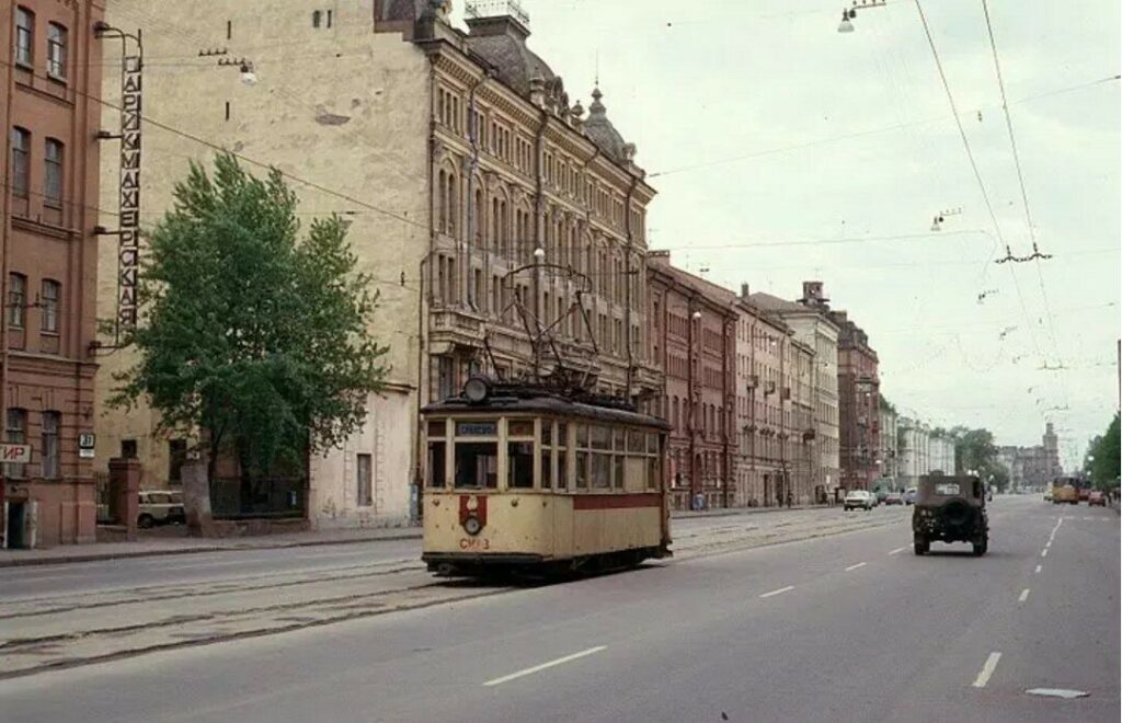 ленинградский трамвай Измайловский проспект петербург