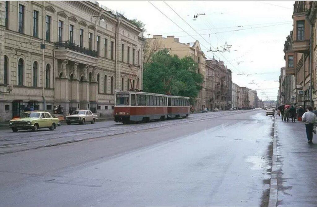 ленинградский трамвай Литейный проспект петербург