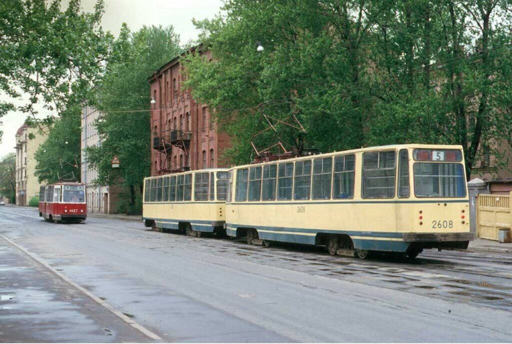 ленинградский трамвай Улица Моисеенко петербург