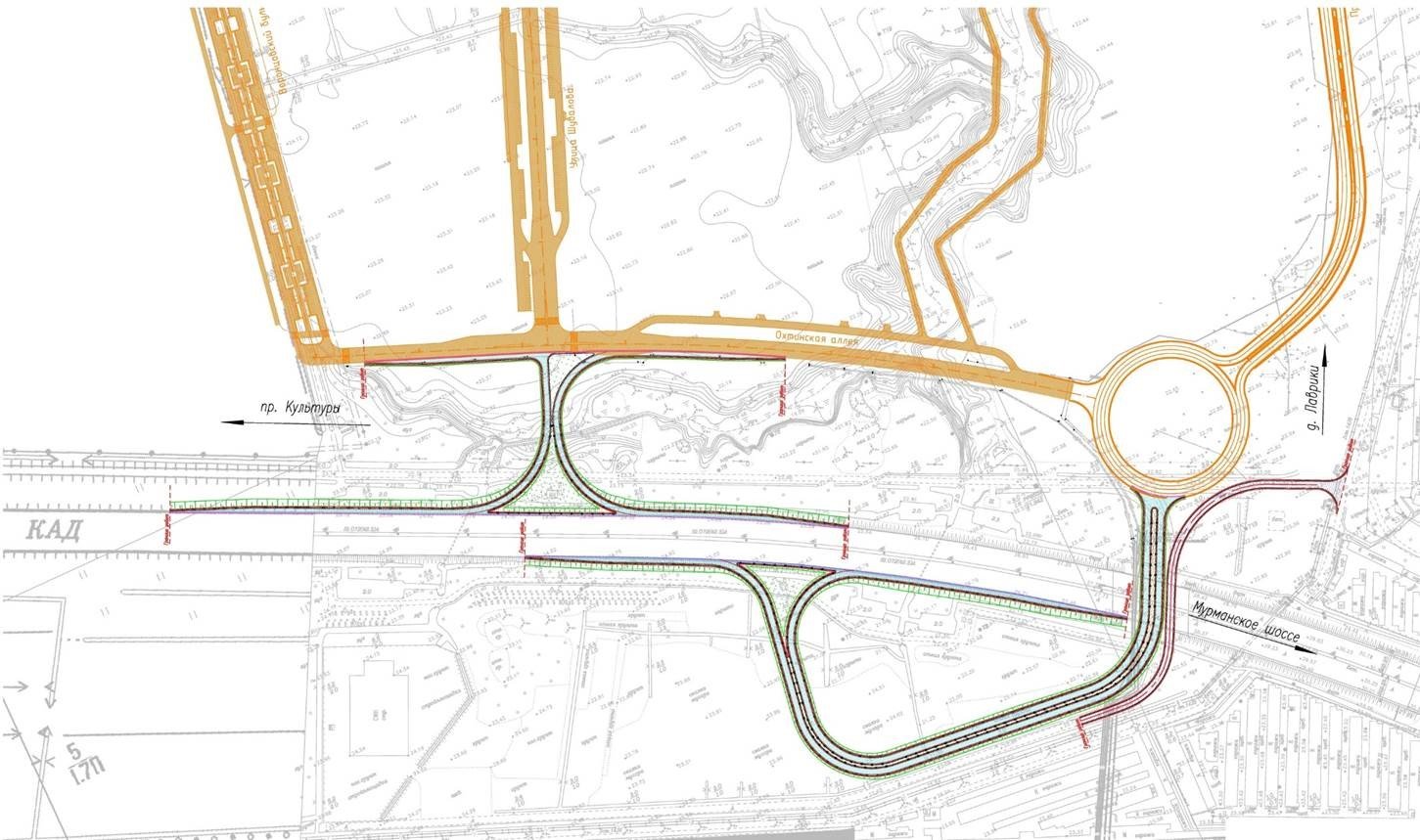 Развязки кад санкт петербурга санкт петербург схема