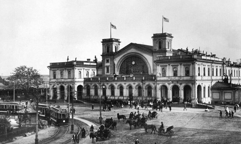 балтийский вокзал старое фото