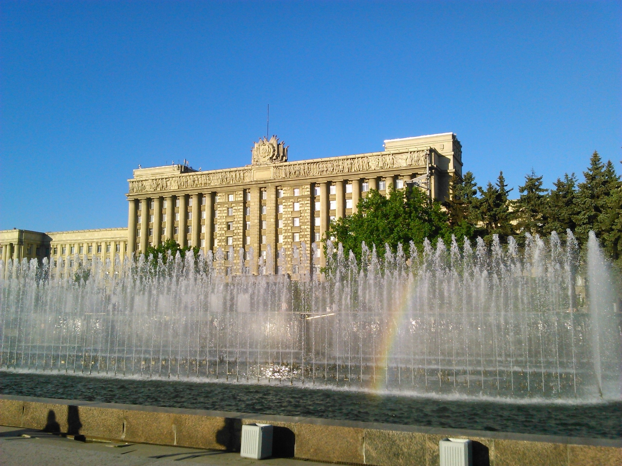 Фонтаны на Московской площади сад Санкт Петербург