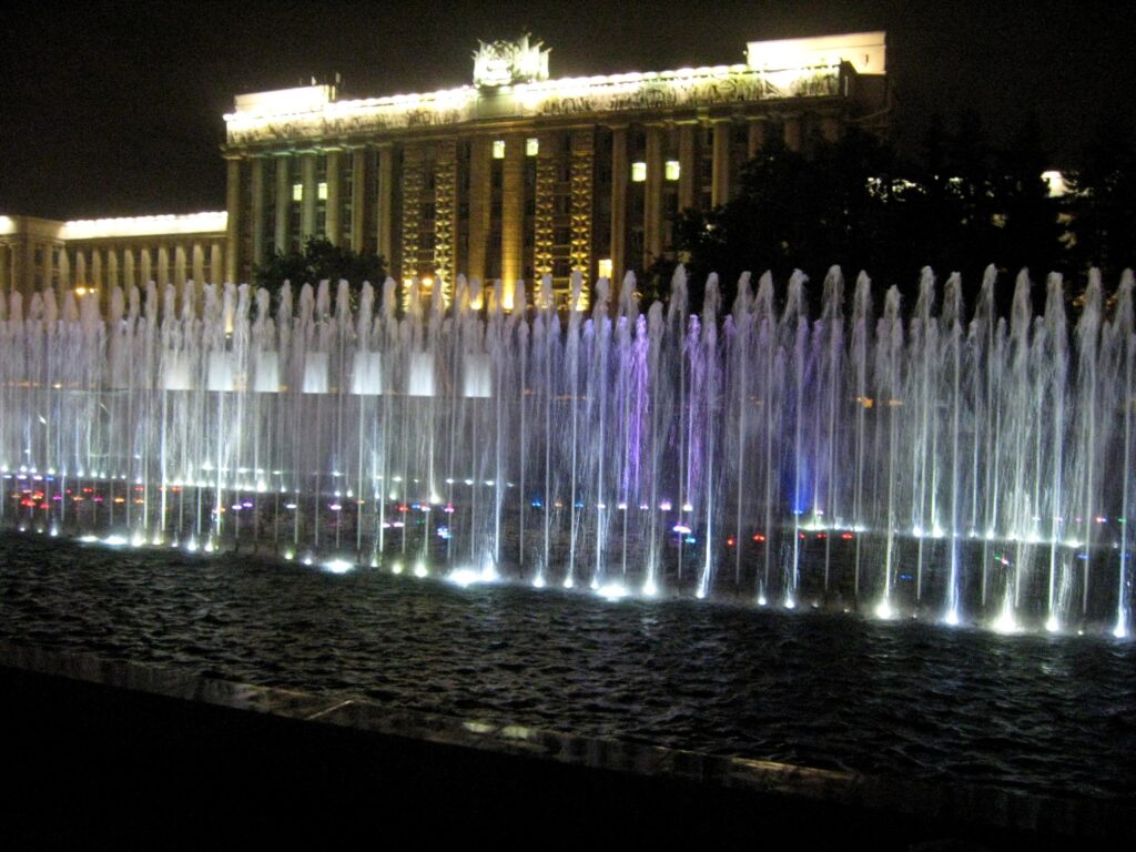 фонтаны московская площадь спб