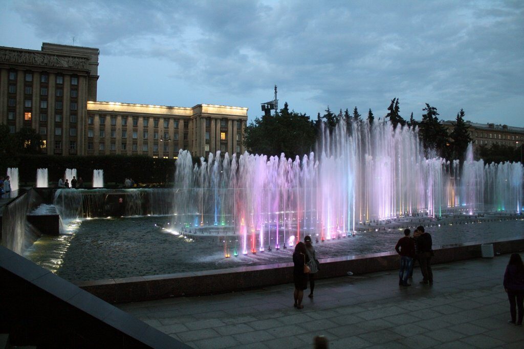 фонтан московская площадь спб