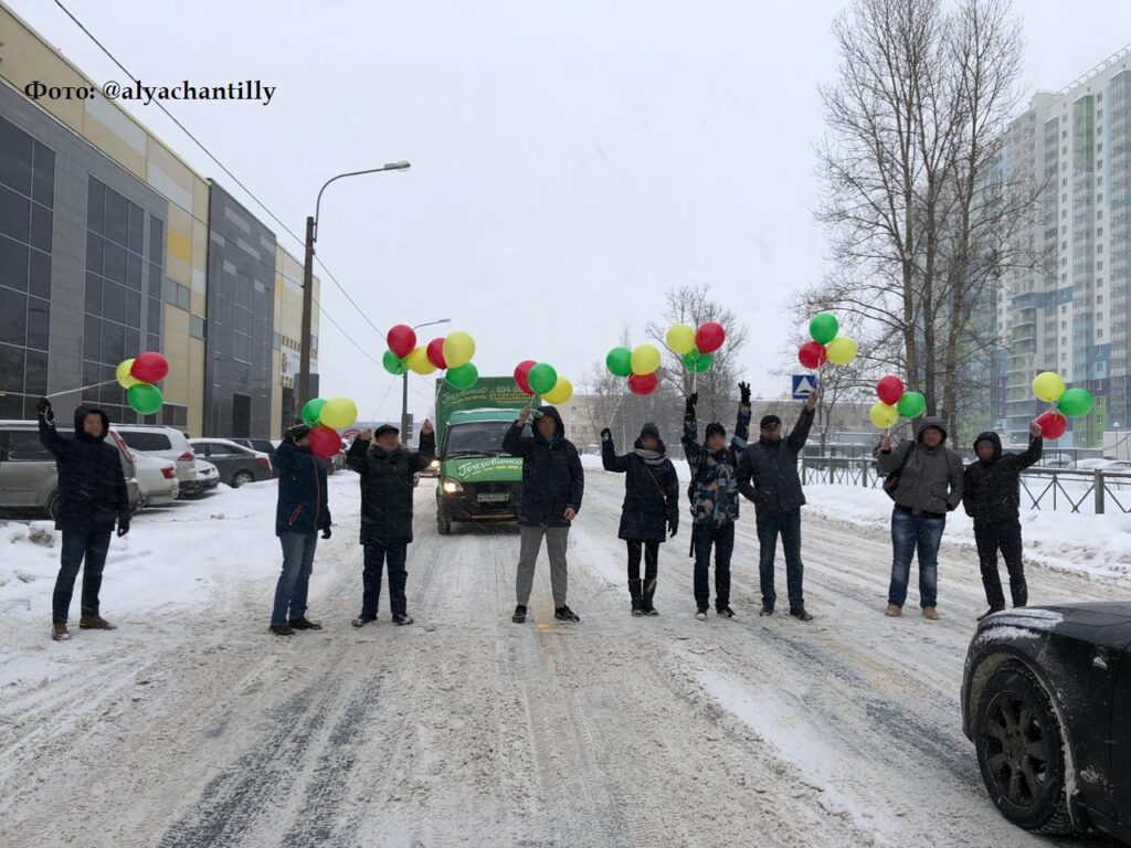 жители перекрыли проспект энергетиков