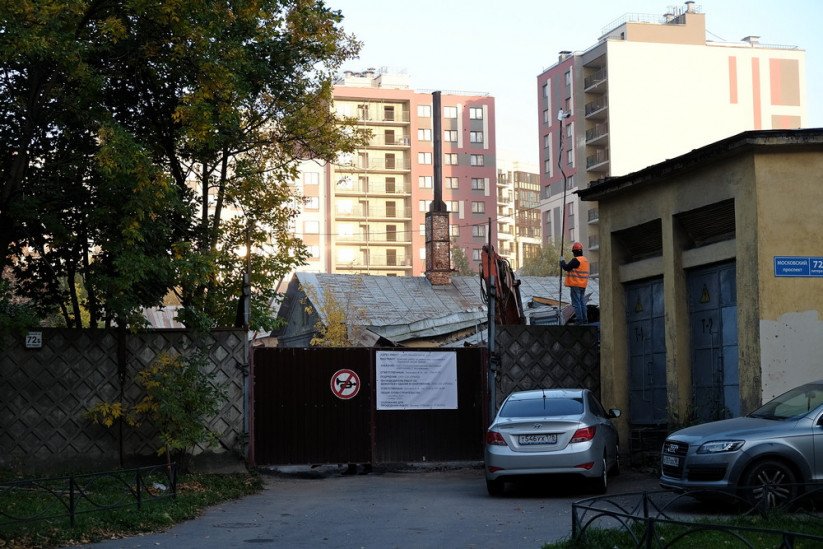На Московском, 72 будет построен новый жилой комплекс