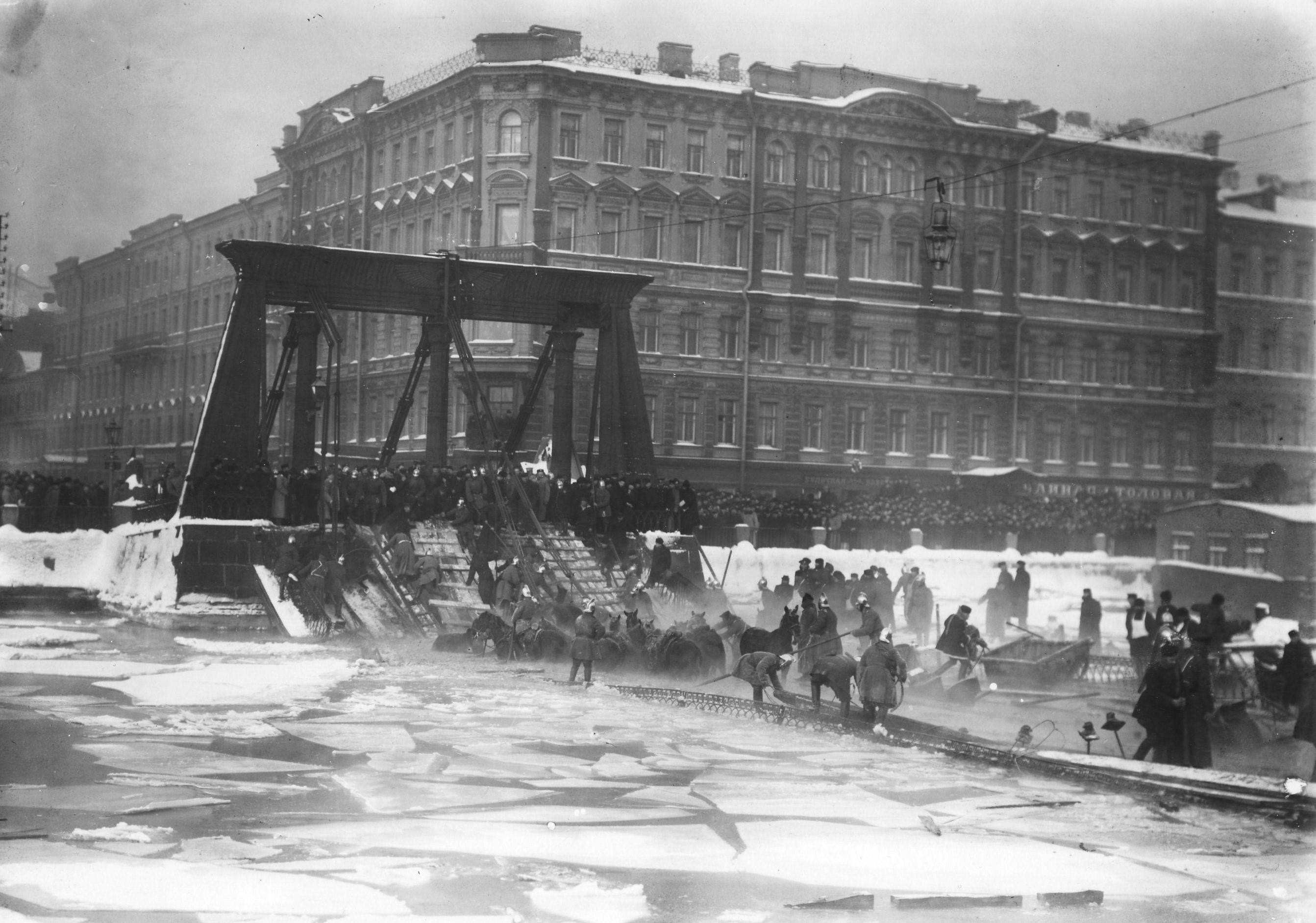 обрушение египетского моста спб 1905