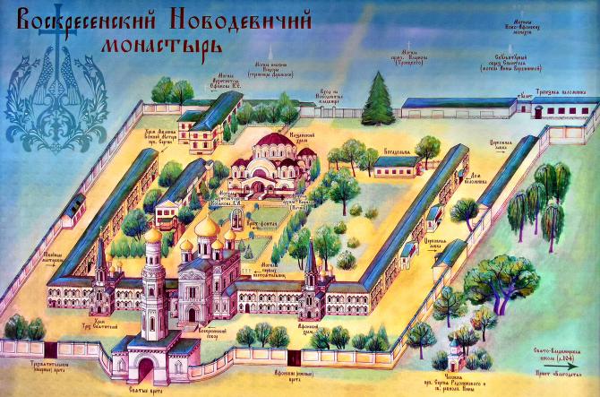 Воскресенский Новодевичий монастырь спб