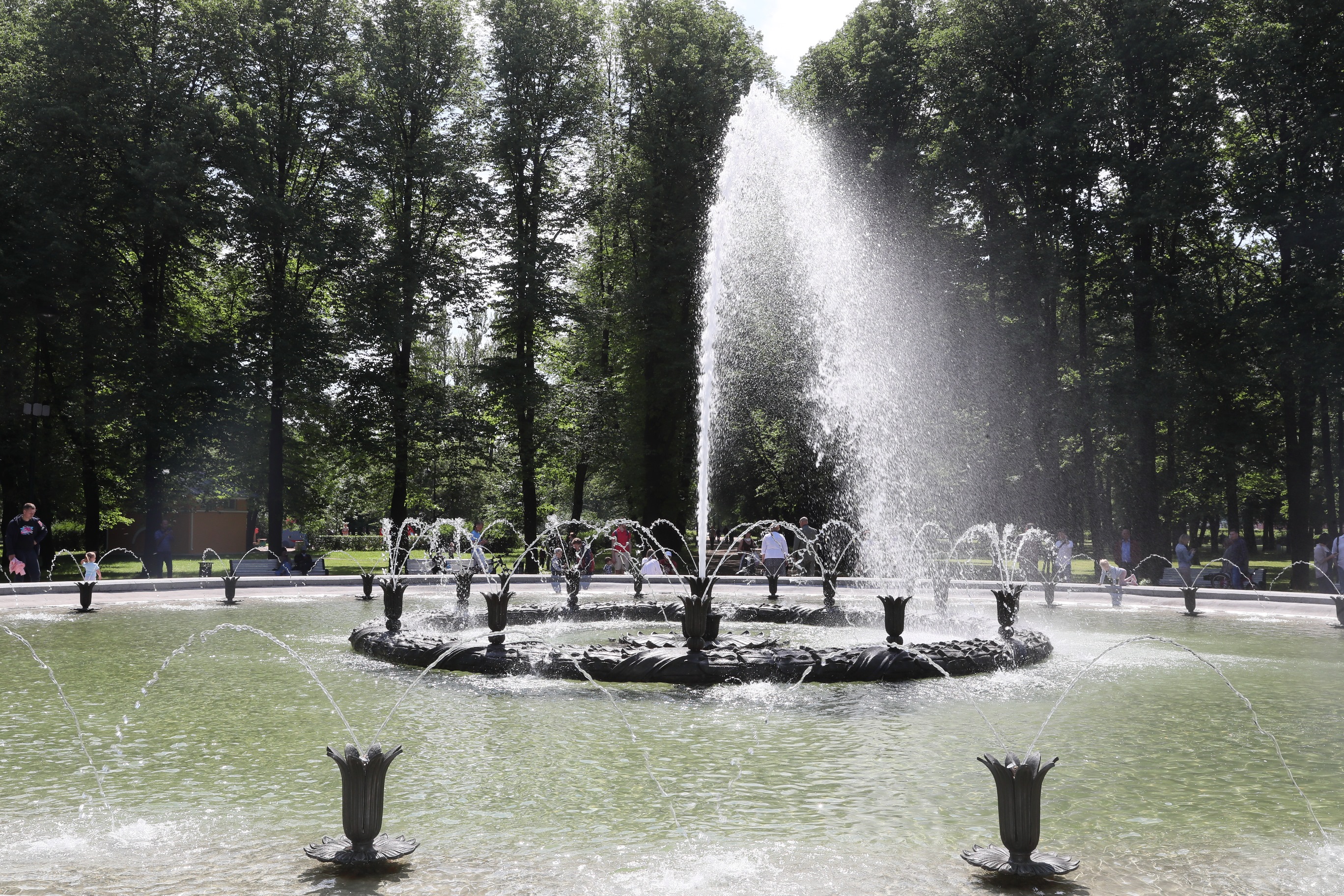 Парк Победы Санкт-Петербург фонтан
