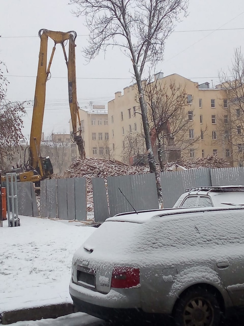 снос здания на воронежской улице спб