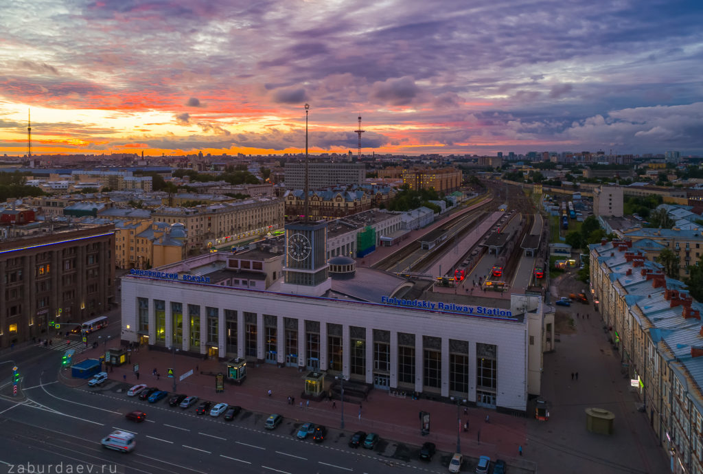 Финляндский вокзал фото спб