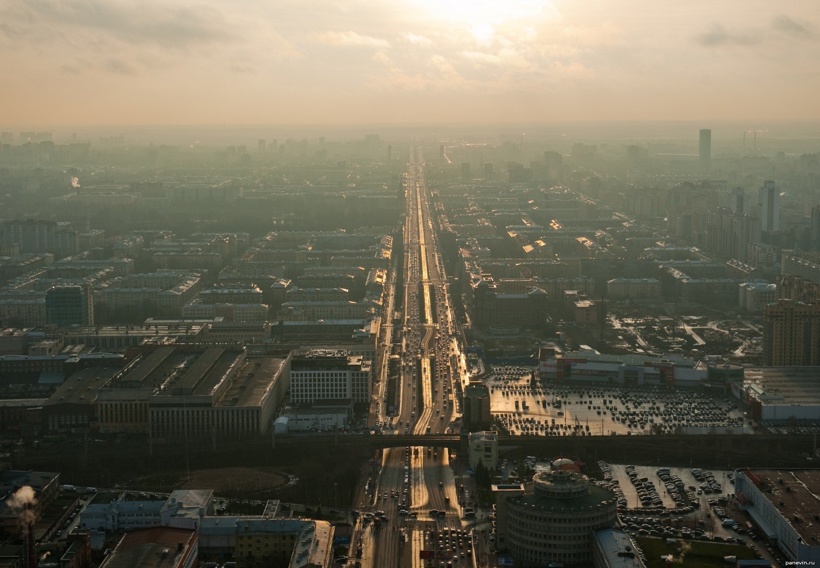Московский проспект Санкт-Петербург сверху