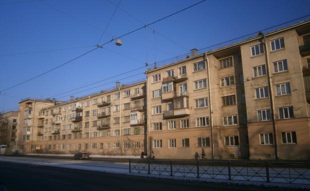 Городок текстильщиков на Лесном проспекте в Петербурге 