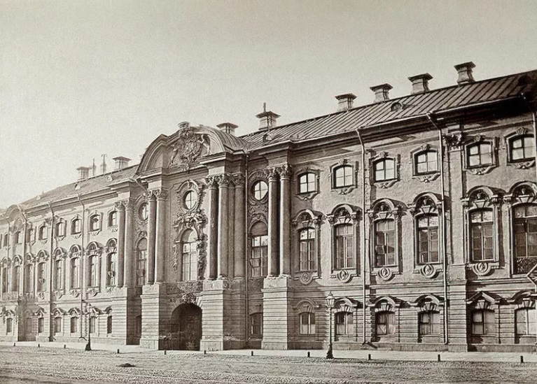 строгановский дворец петербург старое фото