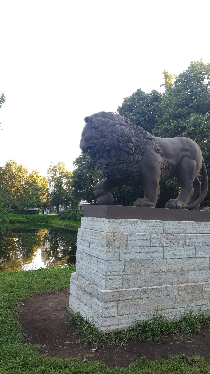 львы в парке победы петербург