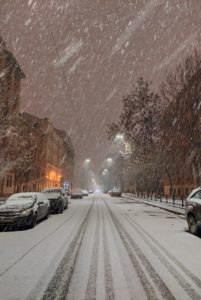 снег на васильевском острове фото