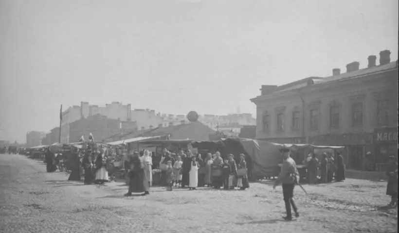 клинский рынок петербург старое фото