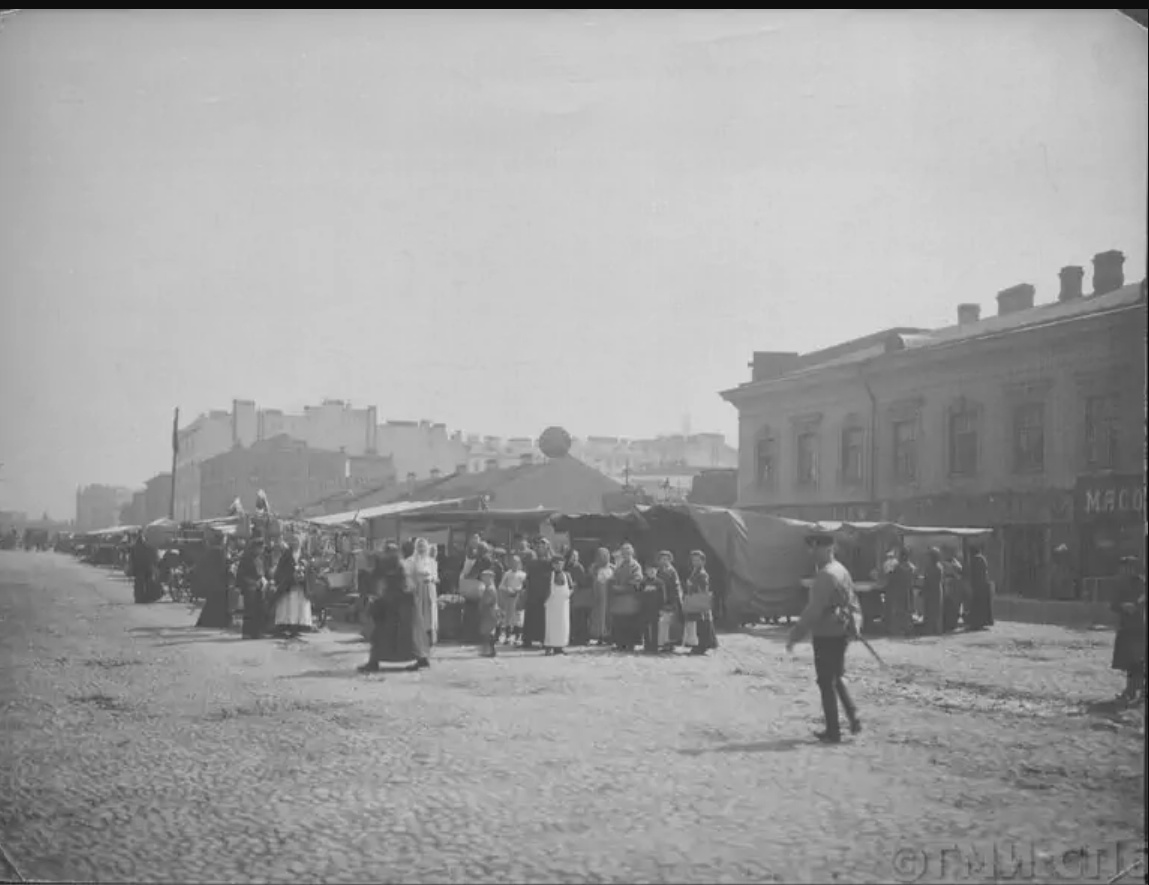 клинский рынок петербург старое фото